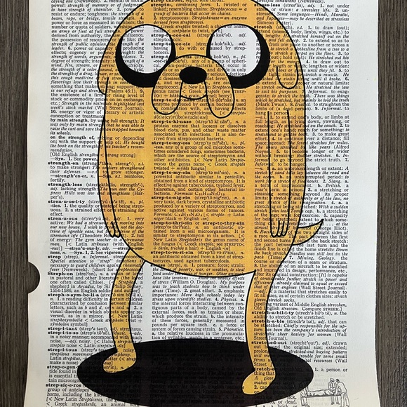 Adventure Time Themed Dictionary Prints - Set of 6 - Picture 5 of 7